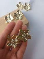 گوشواره دفرمه گل - Image 3