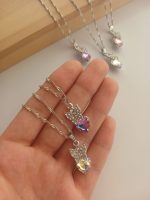 گردنبند پروانه کریستالی کد دو - Image 3